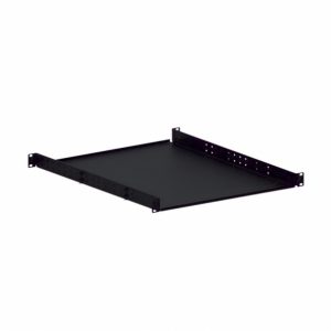 1U 4-Point Adjustable Shelf - Black