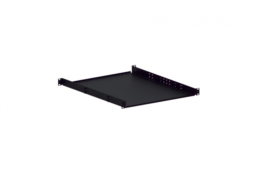 1U 4-Point Adjustable Shelf - Black