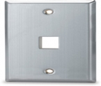 Single-Gang Stainless Steel Faceplates Signamax
